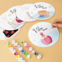 Cargar imagen en el visor de la galería, Mini Serie Pintar por Números - discos de Ø20cm (6 piezas) - Pequeños lujos