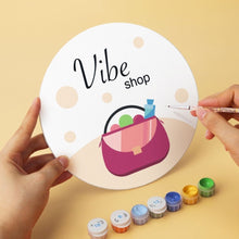 Cargar imagen en el visor de la galería, Mini Serie Pintar por Números - discos de Ø20cm (6 piezas) - Pequeños lujos