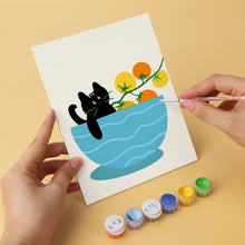 Cargar imagen en el visor de la galería, Mini Serie Pintar por Números 15x20cm (6 piezas) - Cocina Cat-o-mato