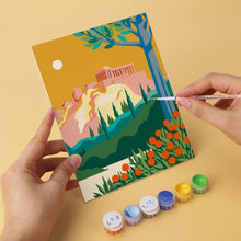 Cargar imagen en el visor de la galería, Mini Serie Pintar por Números 15x20cm (6 piezas) - Viajes junto al mar