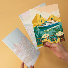 Cargar imagen en el visor de la galería, Mini Serie Pintar por Números 15x20cm (6 piezas) - Viajes junto al mar