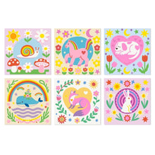 Cargar imagen en el visor de la galería, Mini Serie Pintar por Números 20x20cm (6 piezas) - Criaturas populares juguetonas Figured'Art