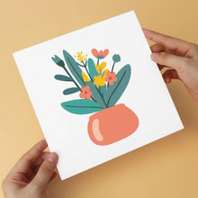 Cargar imagen en el visor de la galería, Mini Serie Pintar por Números 20x20cm (6 piezas) - Ramos minimalistas