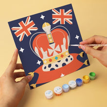 Cargar imagen en el visor de la galería, Mini Serie Pintar por Números 20x20cm (6 piezas) - Iconos británicos