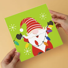 Cargar imagen en el visor de la galería, Mini Serie Pintar por Números 20x20cm (6 piezas) - Iconos navideños brillantes