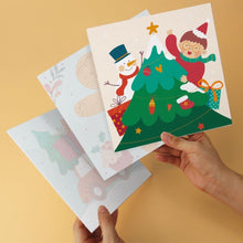 Cargar imagen en el visor de la galería, Mini Serie Pintar por Números 20x20cm (6 piezas) - Set de diversión festiva