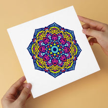 Cargar imagen en el visor de la galería, Mini Serie Pintar por Números 20x20cm (6 piezas) - Mandalas caleidoscópicos