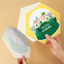Cargar imagen en el visor de la galería, Mini Serie Pintar por Números - Hexágonos (6 piezas) - Vibras primaverales