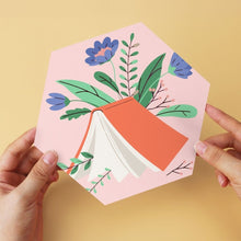 Cargar imagen en el visor de la galería, Mini Serie Pintar por Números - Hexágonos (6 piezas) - Libros en flor