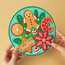 Cargar imagen en el visor de la galería, Mini Serie Pintar por Números - discos de Ø20cm (6 piezas) - Dulces navideños
