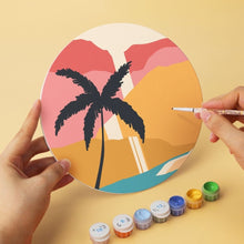 Cargar imagen en el visor de la galería, Mini Serie Pintar por Números - discos de Ø20cm (6 piezas) - Ensueños