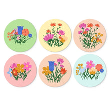 Cargar imagen en el visor de la galería, Mini Serie Pintar por Números - discos de Ø20cm (6 piezas) - El jardín secreto Figured'Art