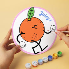 Cargar imagen en el visor de la galería, Mini Serie Pintar por Números - discos de Ø20cm (6 piezas) - Estado de ánimo soleado