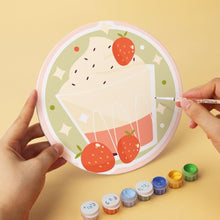 Cargar imagen en el visor de la galería, Mini Serie Pintar por Números - discos de Ø20cm (6 piezas) - Dulce temporada