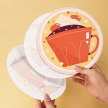 Cargar imagen en el visor de la galería, Mini Serie Pintar por Números - discos de Ø20cm (6 piezas) - Dulce temporada