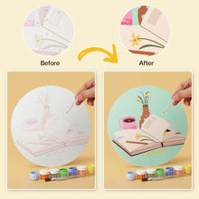 Cargar imagen en el visor de la galería, Mini Serie Pintar por Números - discos de Ø20cm (6 piezas) - Pequeños rituales creativos