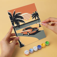 Cargar imagen en el visor de la galería, Mini Serie Pintar por Números 15x20cm (6 piezas) - Horizontes vintage