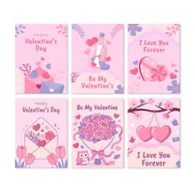 Cargar imagen en el visor de la galería, Mini Serie Pintar por Números 15x20cm (6 piezas) - Cartas de amor Figured'Art