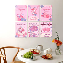 Cargar imagen en el visor de la galería, Mini Serie Pintar por Números 15x20cm (6 piezas) - Cartas de amor