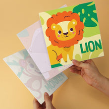 Cargar imagen en el visor de la galería, Mini Serie Pintar por Números 20x20cm (6 piezas) - Animales juguetones