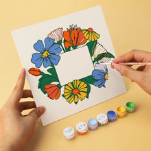 Cargar imagen en el visor de la galería, Mini Serie Pintar por Números 20x20cm (6 piezas) - Flores seleccionadas a mano