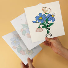 Cargar imagen en el visor de la galería, Mini Serie Pintar por Números 20x20cm (6 piezas) - Flores seleccionadas a mano
