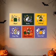 Cargar imagen en el visor de la galería, Mini Serie Pintar por Números 20x20cm (6 piezas) - Vibras de brujería