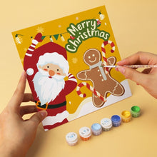Cargar imagen en el visor de la galería, Mini Serie Pintar por Números 20x20cm (6 piezas) - Colores navideños