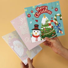 Cargar imagen en el visor de la galería, Mini Serie Pintar por Números 20x20cm (6 piezas) - Colores navideños