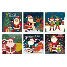 Cargar imagen en el visor de la galería, Mini Serie Pintar por Números 20x20cm (6 piezas) - Ilustraciones Holly Jolly Figured'Art