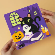 Cargar imagen en el visor de la galería, Mini Serie Pintar por Números 20x20cm (6 piezas) - Noches espeluznantes
