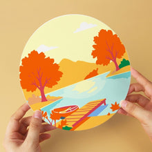 Cargar imagen en el visor de la galería, Mini Serie Pintar por Números - discos de Ø20cm (6 piezas) - Paisajes de ensueño 1