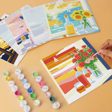 Cargar imagen en el visor de la galería, Mini Serie Pintar por Números 20x20cm (6 piezas) - Vistas desde la ventana