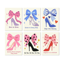 Cargar imagen en el visor de la galería, Mini Serie Pintar por Números 15x20cm (6 piezas) - Pasos glamurosos Figured'Art