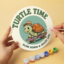 Cargar imagen en el visor de la galería, Mini Serie Pintar por Números - discos de Ø20cm (6 piezas) - Pequeñas almas felices