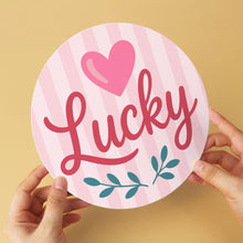 Cargar imagen en el visor de la galería, Mini Serie Pintar por Números - discos de Ø20cm (6 piezas) - Corazones delicados