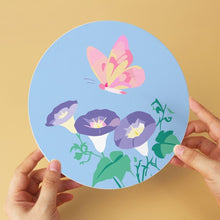 Cargar imagen en el visor de la galería, Mini Serie Pintar por Números - discos de Ø20cm (6 piezas) - Mariposas pastel 2