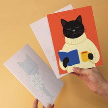 Cargar imagen en el visor de la galería, Mini Serie Pintar por Números 15x20cm (6 piezas) - Un gato, muchos estados de ánimo