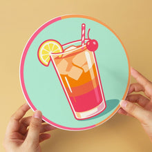 Cargar imagen en el visor de la galería, Mini Serie Pintar por Números - discos de Ø20cm (6 piezas) - Elixires al atardecer