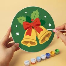Cargar imagen en el visor de la galería, Mini Serie Pintar por Números - discos de Ø20cm (6 piezas) - Susurros de Navidad