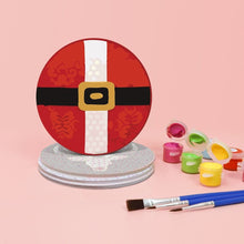 Cargar imagen en el visor de la galería, Pintar por números Posavasos 15cm (4 piezas) - Regalo de Navidad Creativo