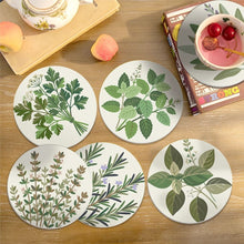 Cargar imagen en el visor de la galería, Pintar por números Posavasos 10cm (6 piezas) - Hierbas Aromáticas