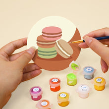 Cargar imagen en el visor de la galería, Pintar por números Posavasos 10cm (6 piezas) - Café de París