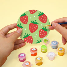 Cargar imagen en el visor de la galería, Pintar por números Posavasos 10cm (6 piezas) - Picnic de verano