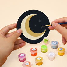Cargar imagen en el visor de la galería, Pintar por números Posavasos 10cm (6 piezas) - Magia de Halloween