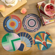 Cargar imagen en el visor de la galería, Pintar por números Posavasos 10cm (6 piezas) - Armonía Art déco