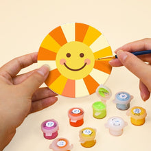 Cargar imagen en el visor de la galería, Pintar por números Posavasos 10cm (6 piezas) - Iconos pop alegres