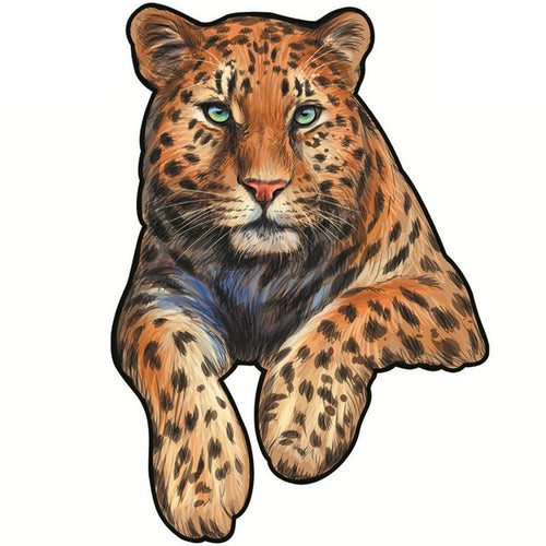 Puzzle de madera - Leopardo Macho