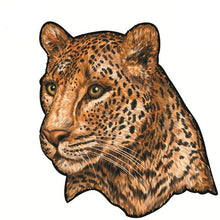 Cargar imagen en el visor de la galería, Puzzle de madera - Hembra Leopardo