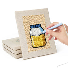 Cargar imagen en el visor de la galería, Punch Needle Kit (4 piezas) con marcos - Hora de Snacks 1